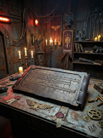 Ширма Двойная ,3 створки, кожаные петли