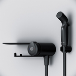 Смеситель TouchReel, монтируемый в стену с гигиеническим душем и полкой AM.PM X-Joy F0H85A822