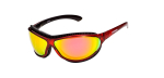Спортивные очки OCEAN Tierra de fuego Transparent Red / Revo Orange Polarized lenses