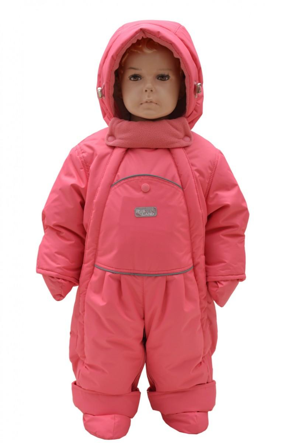 Комбинезон-трансформер с отстёг.мех р.80 (Rusland) А 72-18/роз