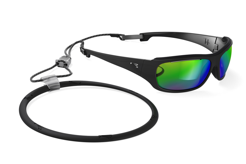 Спортивные очки LiP Tide / Matt Black - Black / PC Polarized / Levante Series ML Green Brown
