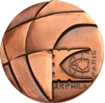 France, Arphila 75 Exposition Philatelic Medal – 1975 Copper