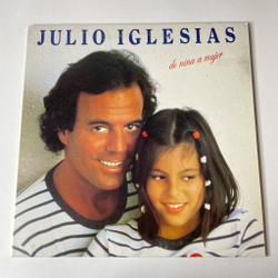Винтажная виниловая пластинка LP Julio Iglesias De Nina A Mujer (Japan 1981) (No Obi) Que Nadie Sepa Mi Sufrir