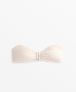 OYSHO Топ бикини-бандо, экрю