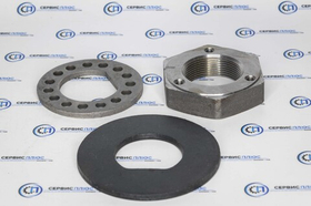 Гайка+шайбы передней ступицы 3001063-A0S+3001061-367+3001064-362