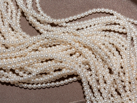 "Жемчуг круглый" 2,5мм, "Майорка. Имитация" (нить)