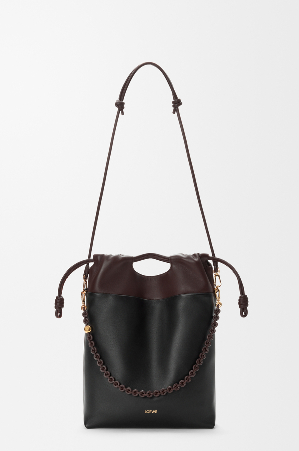 Loewe Сумка-тоут Flamenco из мягкой кожи ягненка наппа, черный