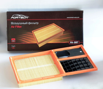 FA087 (77168) Фильтр воздушныйFORTECH VOLKSWAGEN:Caddy III(04-10), Golf V ,SKODA: Fabia I, \Fabia II
