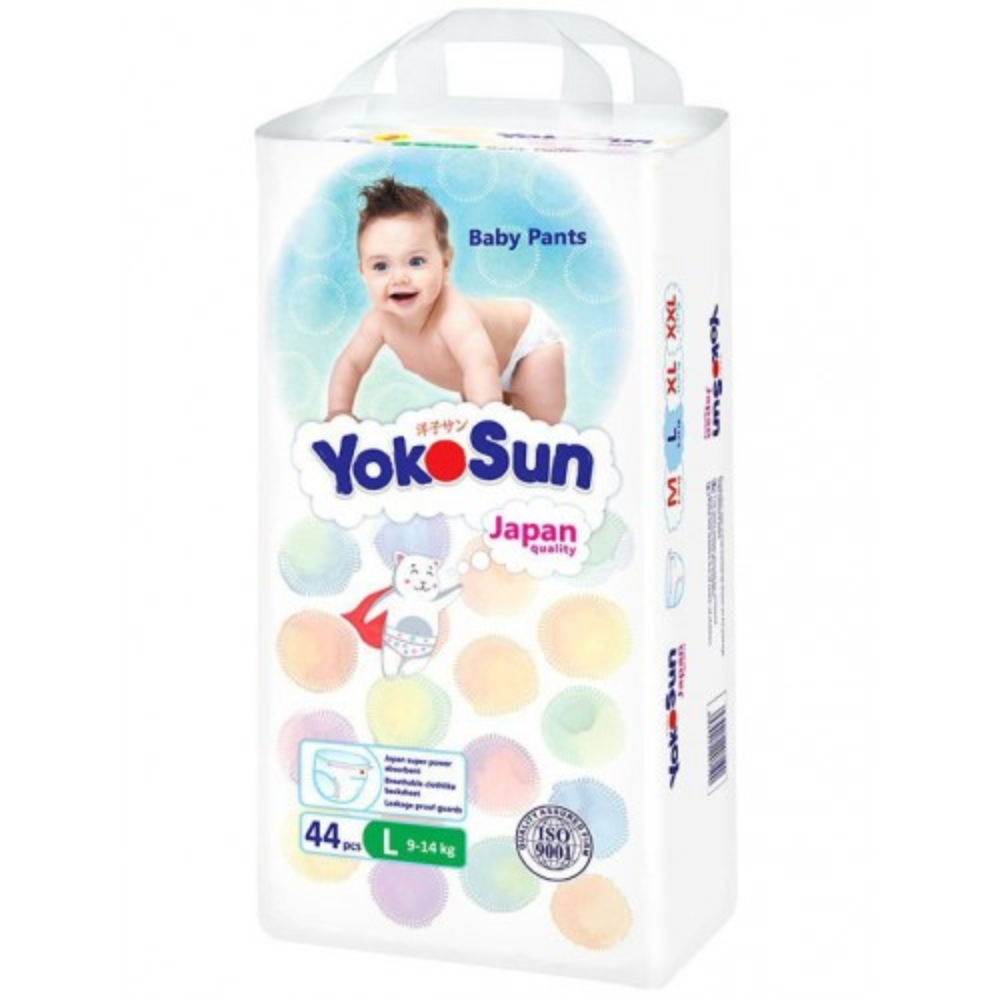 Подгузники-трусики YokoSun (9-14 кг) 44 шт