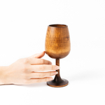 Фужер (бокал) для вина из сибирского Кедра G10