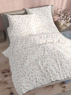 Простынь перкаль Сказка "Весенние цветы" 240x215 см