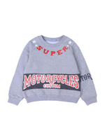 Джемпер д/мал футер р.128 сер.мел (Bonito) BK1366DJ