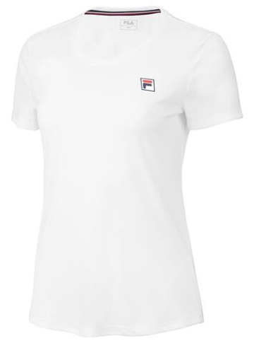 Футболка для девочки теннисная Fila Girls Leonie - белый