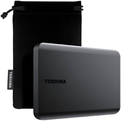 Toshiba External Hard Drive Canvio Basics Excl (2.5 " 2TB, USB3.2 Gen 1, Black)