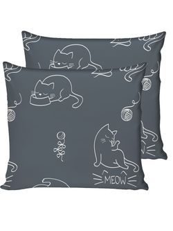 Комплект наволочек 2шт Сказка "Котики" 70х70 см