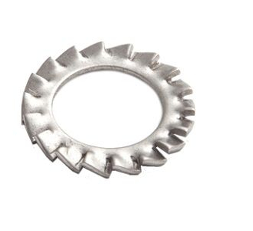 Шайба стопорная с наружными зубцами М4 DIN 6798 INOX EKF (800.00 шт.)