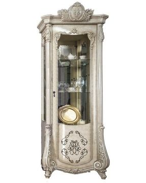 Шкаф-витрина МАРСЕЛЛА корень ясеня глянец