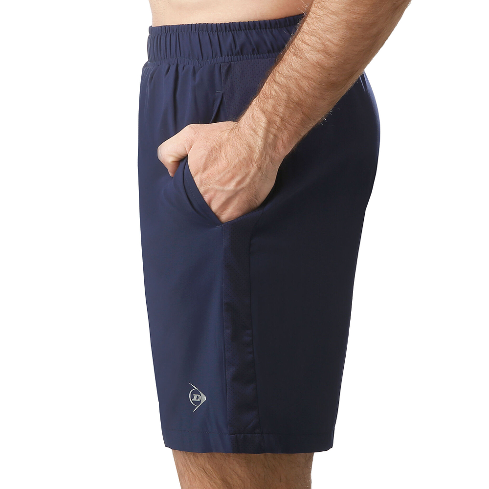 Мужские теннисные шорты Dunlop Woven Shorts Men - Dark Blue, White