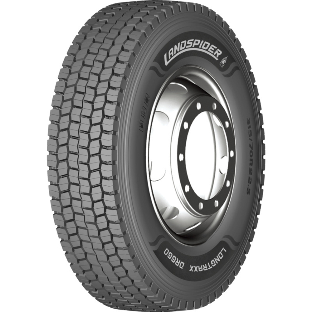 Landspider 315/70R22,5 156/150M (154/151M) Longtraxx DR660 TL M+S 3PMSF 20PR КИТАЙ
