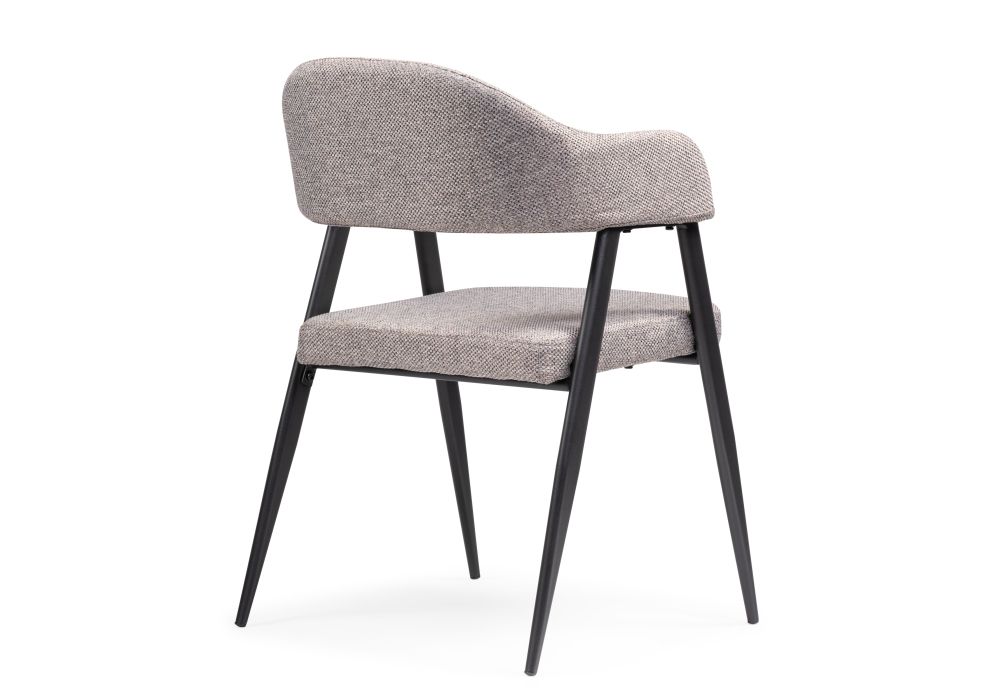 Стул на металлокаркасе Twin gray / black