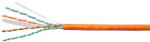 Кабель витая пара U/UTP 6 кат. 4 пары Cabeus UTP-4P-Cat.6-SOLID-LSZH-500