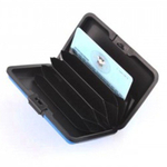 Кредитница защитная алюминивая для кредитных карт Security Credit Card Wallet тёмно-серый