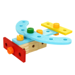 Конструктор деревянный с болтами 64 дет, коробка C-41949