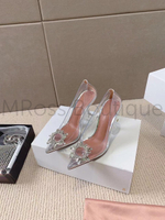 Женские прозрачные туфли Амина Муади (Amina Muaddi) премиум класса