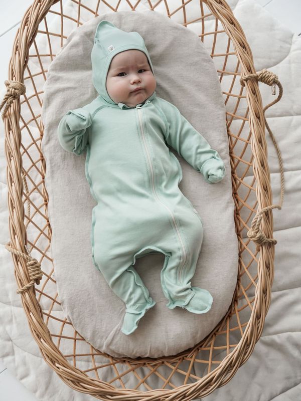 Слип на молнии с закрытой ножкой 