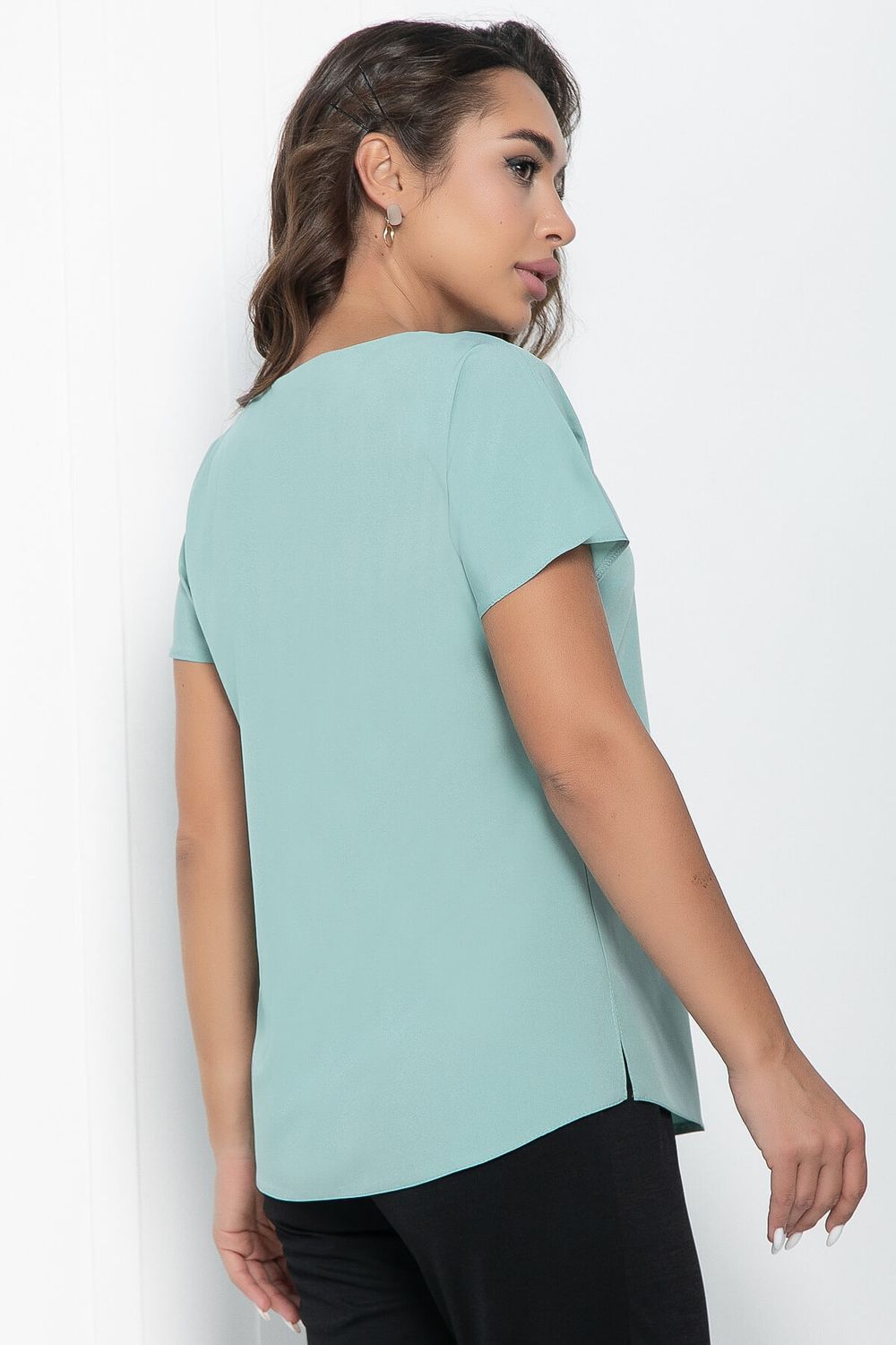 Блуза Ника (мята) Б10956 LT Collection