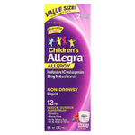 Allegra, жидкое средство от аллергии для детей от 2 лет, ягодный вкус, 240 мл (8 жидк. унций)