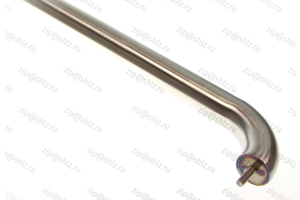 Поручень купе кабины лифта, шлифованная нержавеющая сталь, круглого сечения, L=928мм, 0601Е.03.05.190-06