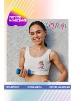 Термонаклейка на одежду, термопринт "Сова"