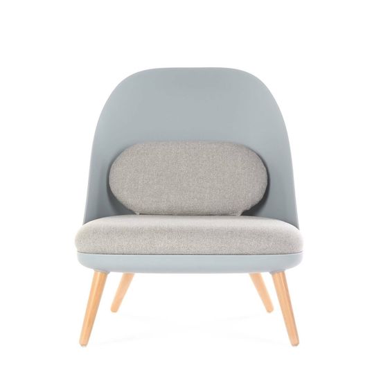 Кресло Colmar цвет голубой/серый