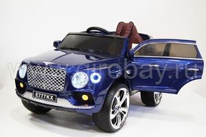 Детский электромобиль River Toys BENTLEY E777KX синий