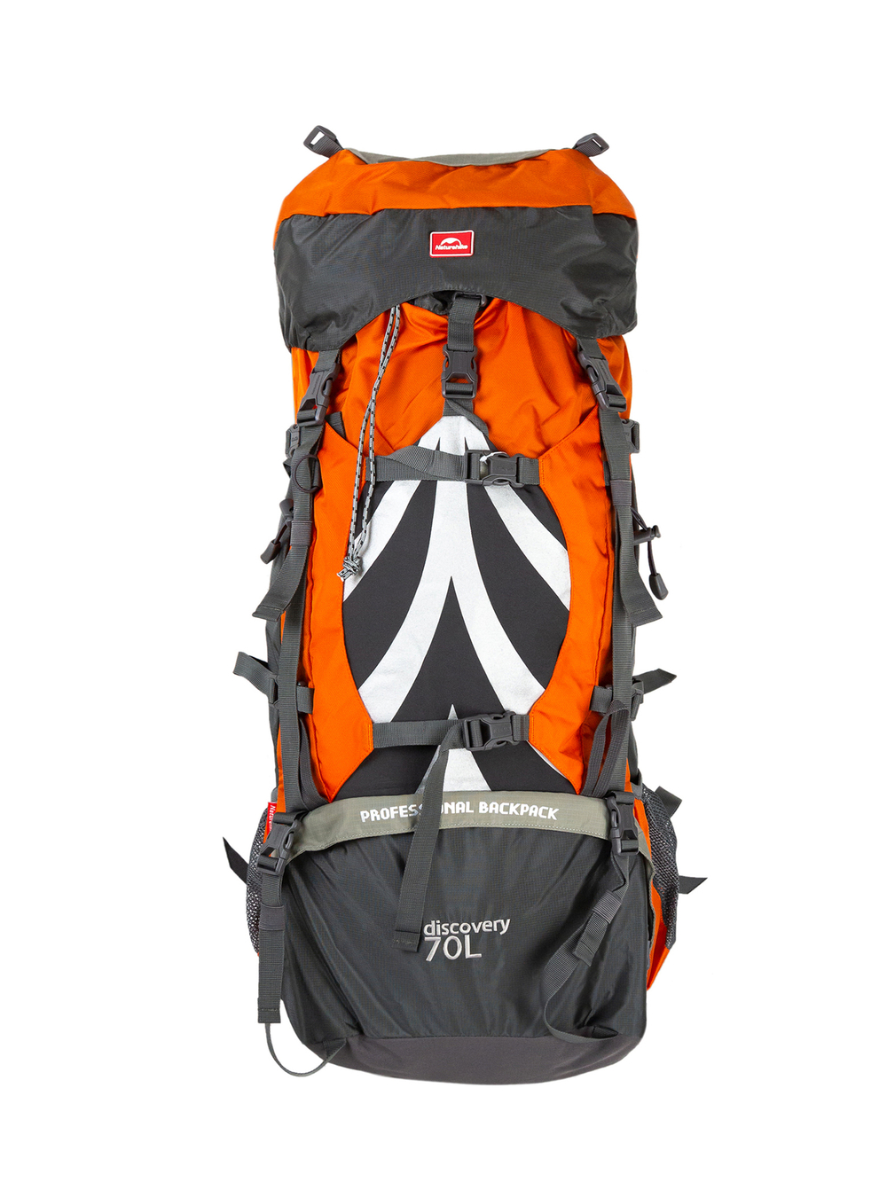 Рюкзак туристический Naturehike, 70л, оранжевый (NH70B070-B)