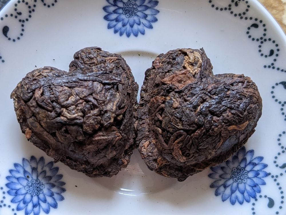 Шу пуэр в сердечках, 16 гр