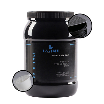 SALTME Соль для ванны морская натуральная, Соль для ванны Эгейского моря, 3 кг