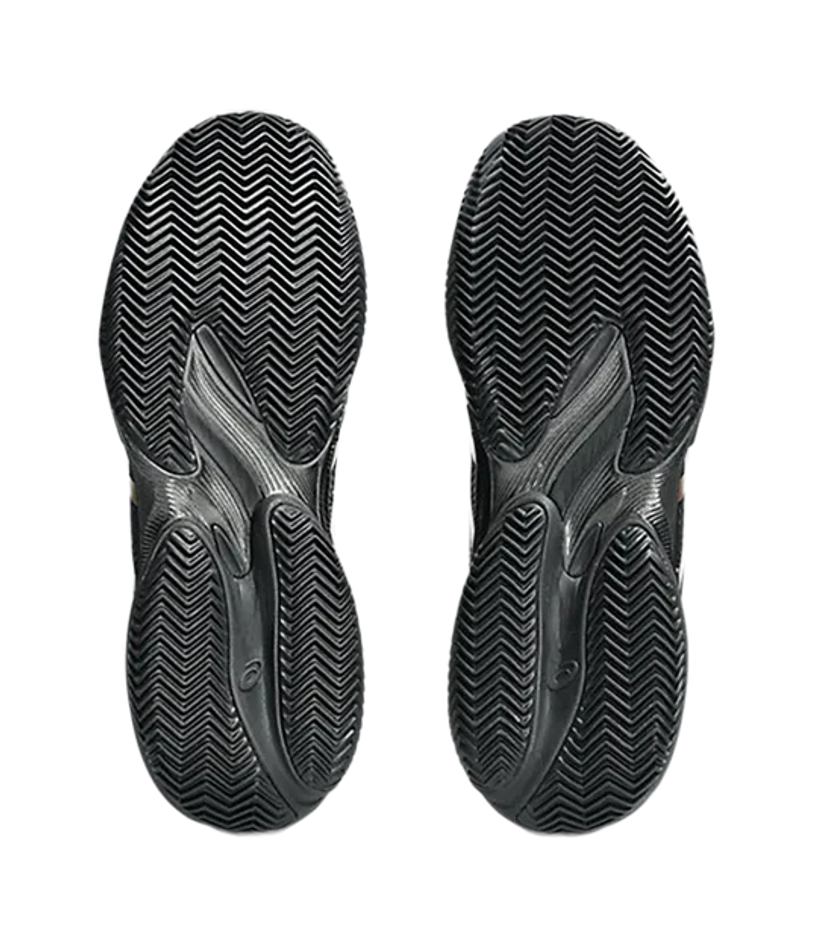 Кроссовки Asics Court FF 3 Novak Clay Black-Prism Gold 2025 для падел