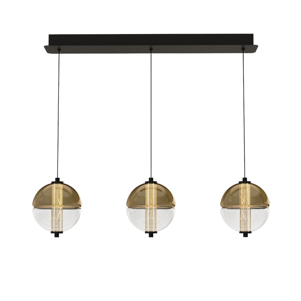 Подвесной светильник MD24022079-3B black/amber