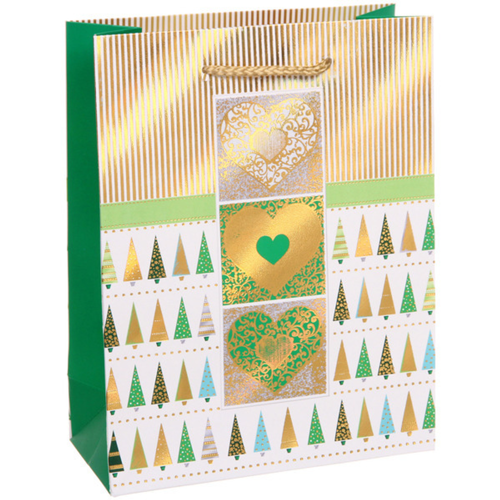 Пакет подарочный «Зимняя нежность» 18*23*8 см, микс