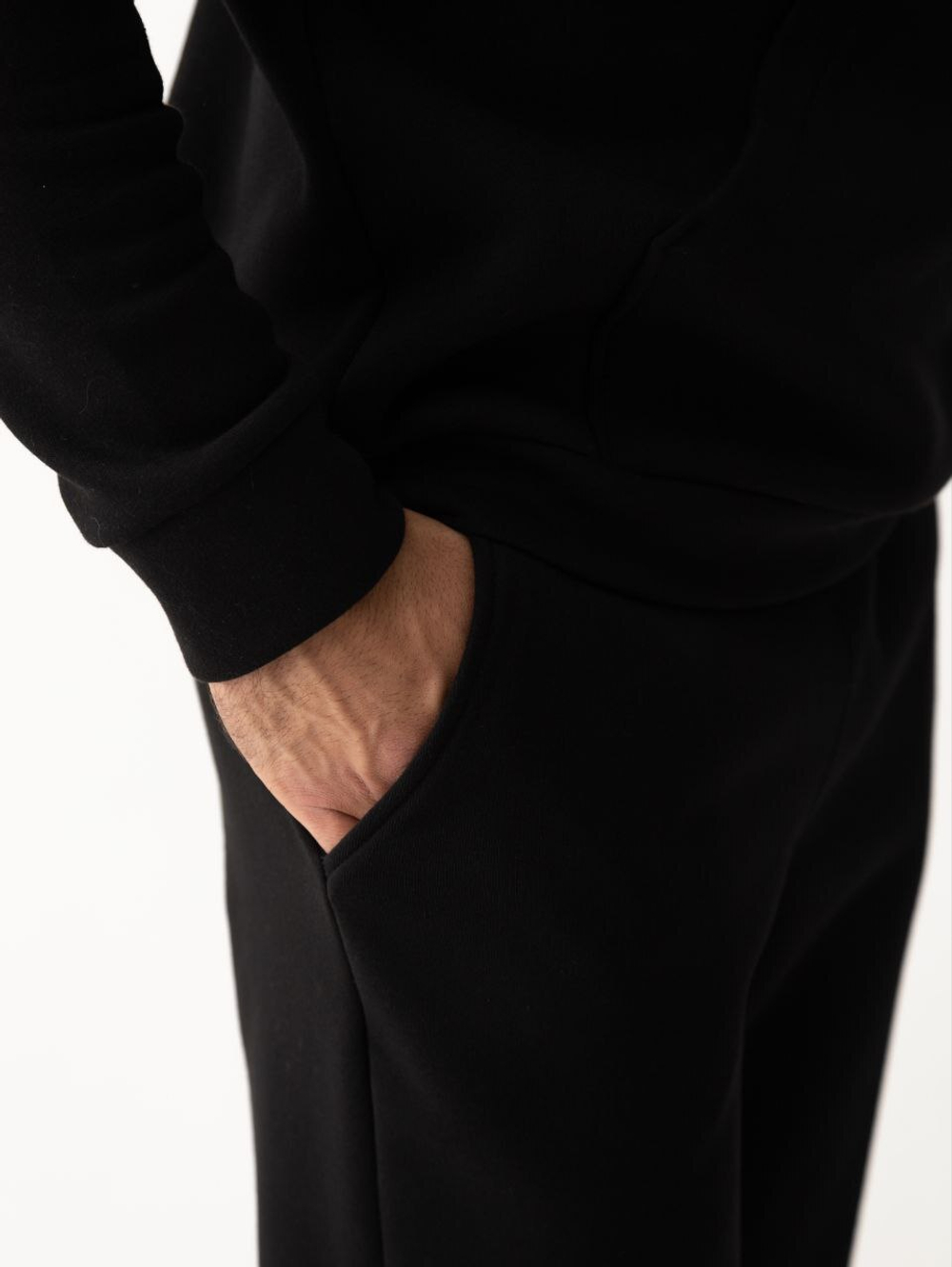 Костюм мужской спортивный теплый. Уголь