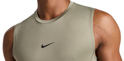 Термобелье Nike Pro Dri-Fit Tight Sleeveless Fitness - light army/black