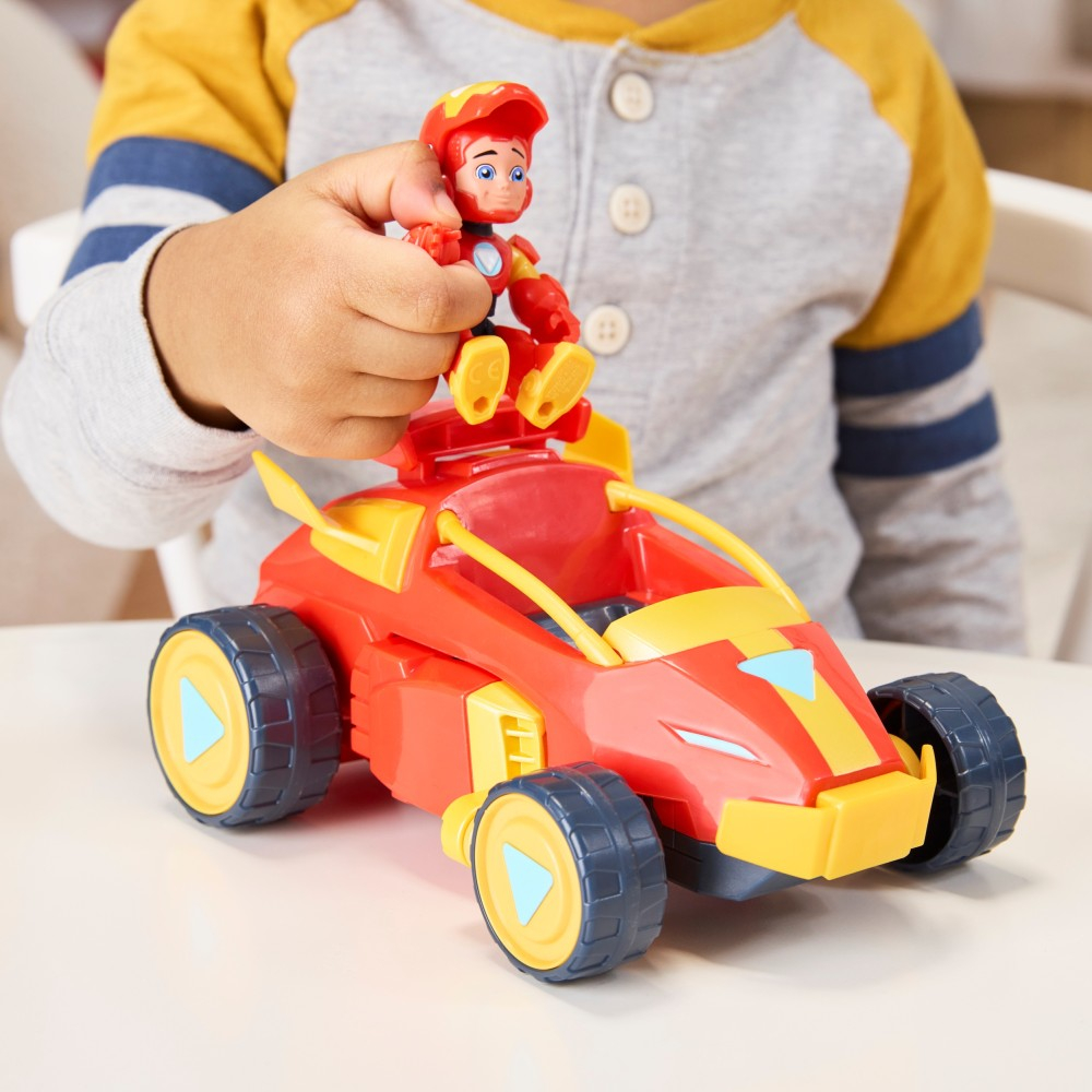 Hasbro G1474 — Робот-мех 2-в-1 Iron Man с фигуркой Marvel: Железный человек и суперкоманда G1474 — фото 6