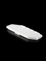 Стоматологический дорожный контейнер для зубочистки с нитью — флоссера, белый, полупрозрачный