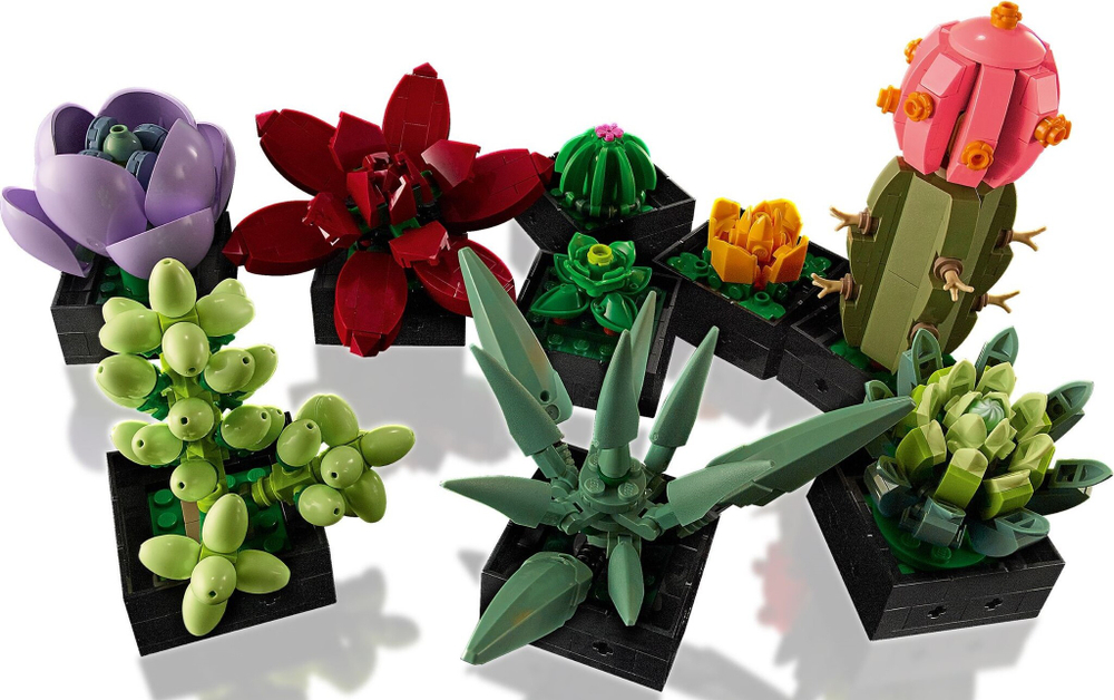 Конструктор LEGO Succulents 10309 Набор для сборки растений