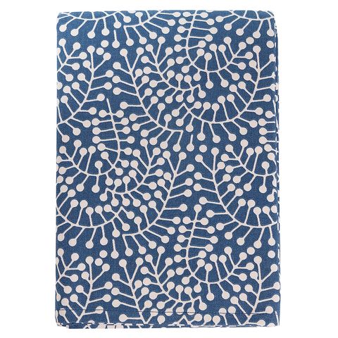 Скатерть темно-синего цвета с принтом Спелая Смородина из коллекции scandinavian touch, 170х250 см