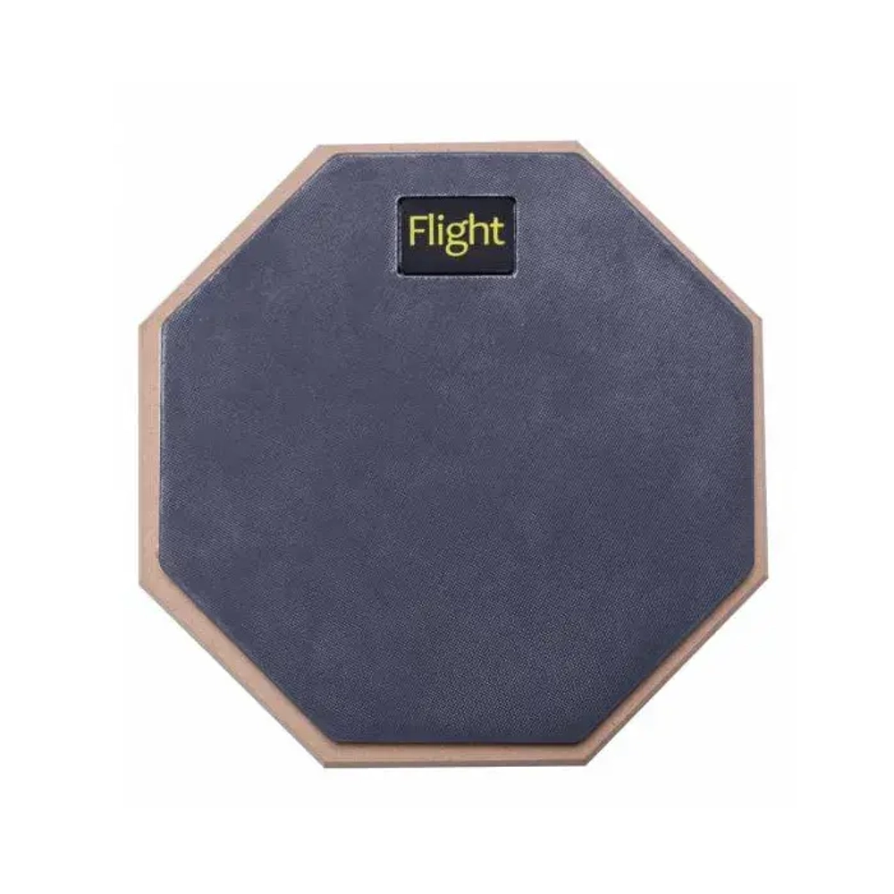 FLIGHT FPAD-8 Тренировочный пэд, диаметр 8" (20см), цвет серый. Рабочая поверхность - резина, основание - дерево.