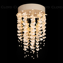 Люстра Cloyd TAONGI C9 / выс. 80 см - керамика - белый (арт.11333)