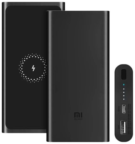 Аккумулятор Xiaomi Wireless Power Bank 10000 mAh 10W (WPB15PDZM)
